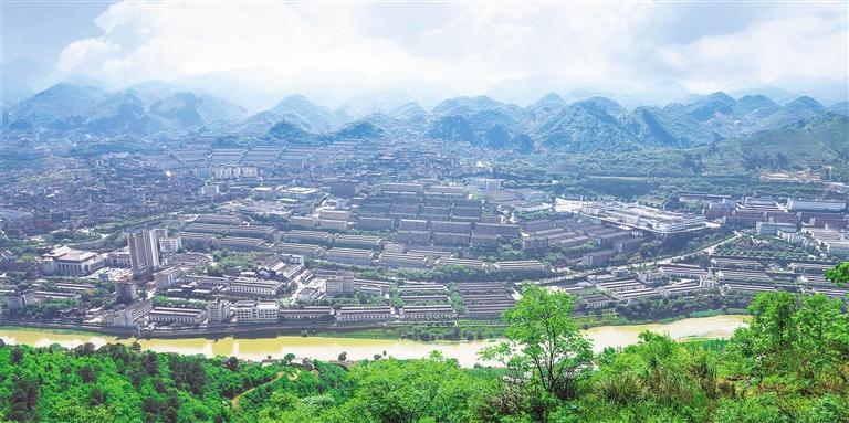 茅台酒厂全景。